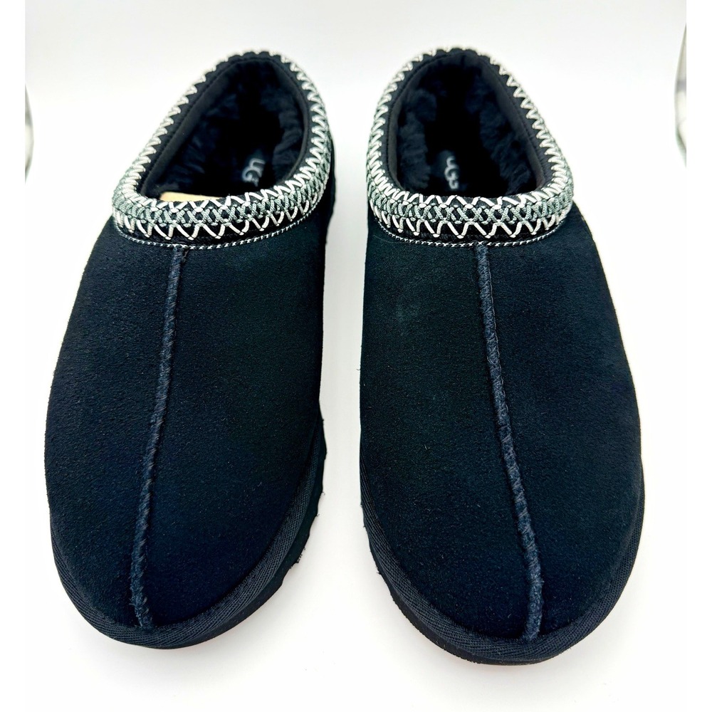 UGG Tasman II Women's Black Suede Slip-On Lined Slipper US 9 EU 40 1174470